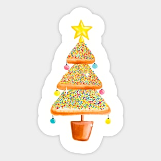 Fairy Christmas Fairy Bread Pink Sticker